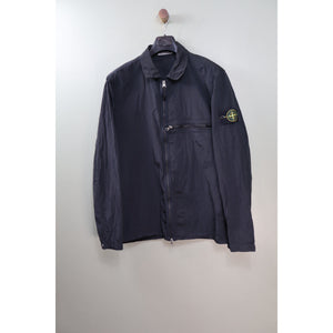 Stone Island Navy Nylon Metal Overshirt