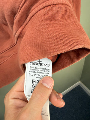 Stone Island Burnt Orange Hoodie