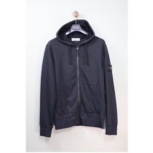 Stone Island Black Zipped Hoodie