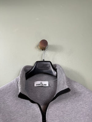 Stone Island Grey 1/4 Zip Jumper