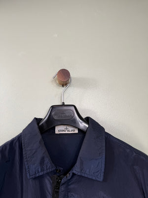 Stone Island Navy Nylon Metal Overshirt