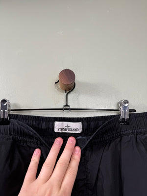 Stone Island Black RE-T Cargo Bottoms