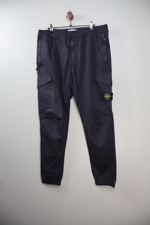 Stone Island Black RE-T Cargo Bottoms