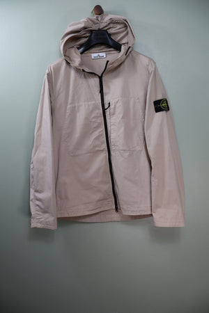 Stone Island Beige Supima Cotton Twill Jacket