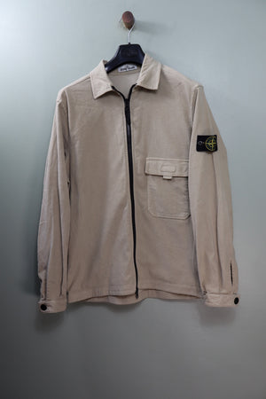 Stone Island Beige Moleskin Overshirt