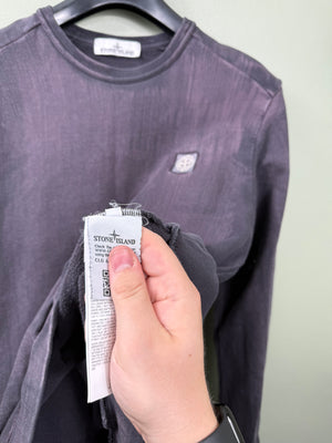 Stone Island Purple Hand Corrosion Jumper