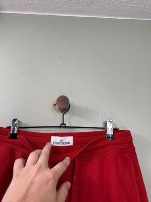 Stone Island Red Shorts