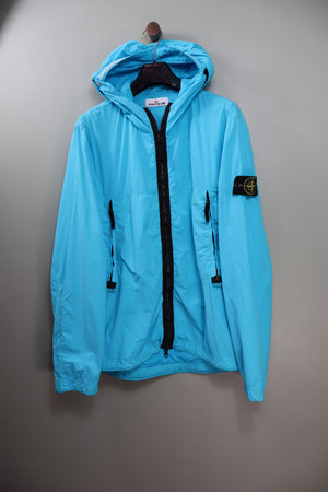 Stone Island Aqua Blue Skin Touch Jacket