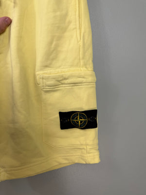 Stone Island Yellow Shorts