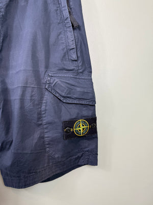 Stone Island Navy RE Cargo Shorts
