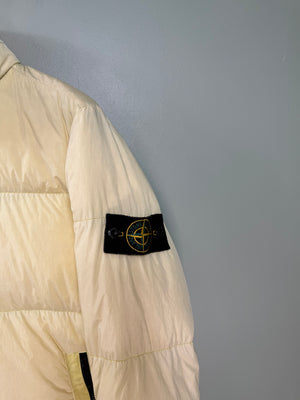 Stone Island Yellow Crinkle Reps Down Jacket