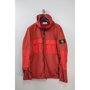 Stone Island Red Nylon Metal Watro Jacket