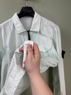 Stone Island Mint Green Overshirt