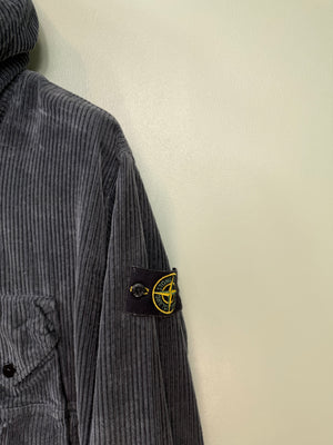 Stone Island Charcoal Grey Corduroy Smock