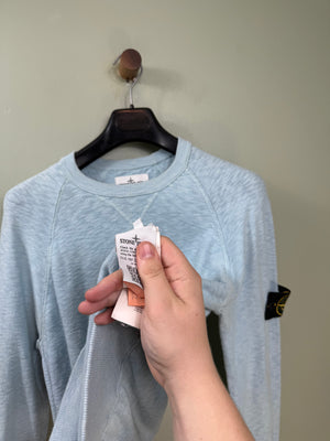 Stone Island Baby Blue Knit Jumper