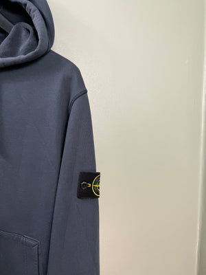 Stone Island Deep Blue Zipped Hoodie