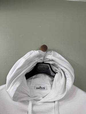 Stone Island White Hoodie