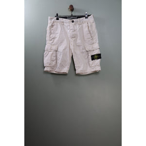 Stone Island Beige SL Cargo Shorts