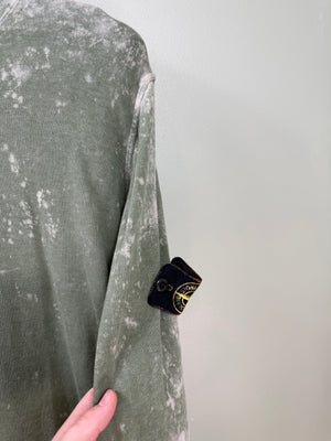 Stone Island Green Ovo Dye Jumper