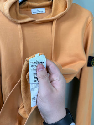 Stone Island Orange Hoodie