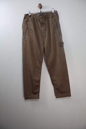 Stone Island Khaki Ghost RE-T Cargo Bottoms