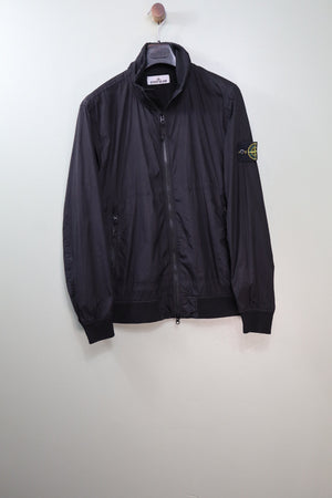 Stone Island Black Crinkle Reps Jacket