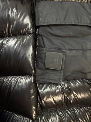 C.P. Company Black DD Shell Down Knit Jacket