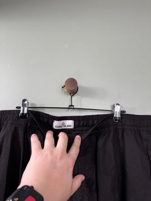 Stone Island Black RE-T Cargo Bottoms