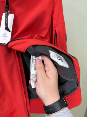 C.P. Company Red Soft Shell Jacket