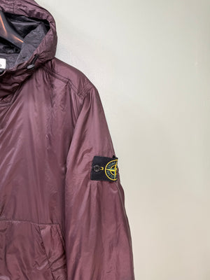 Stone Island Burgundy Micro Ripstop Jacket