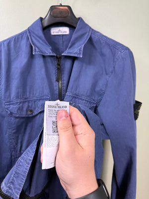 Stone Island Blue Overshirt