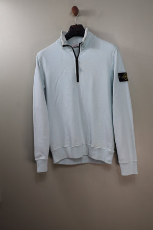 Stone Island Baby Blue 1/4 Zip Jumper