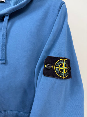Stone Island Blue Full Zip Hoodie