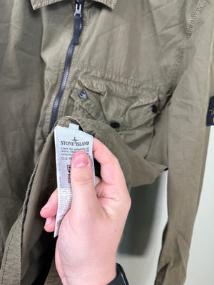 Stone Island Khaki Overshirt