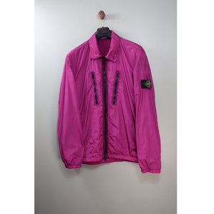 Stone Island Purple Crinkle Overshirt