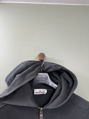 Stone Island Slate Grey Zipped Hoodie