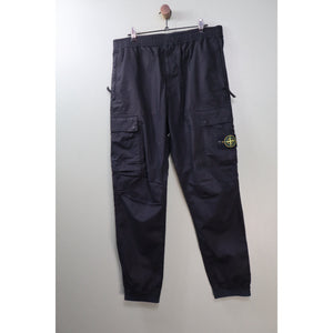 Stone Island Black RE-T Cargo Bottoms