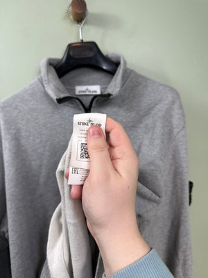 Stone Island Grey 1/4 Zip Jumper
