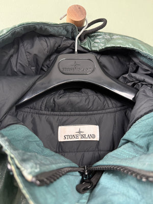 Stone Island Green 82/22 Microfelt Ripstop Cover Primaloft Smock
