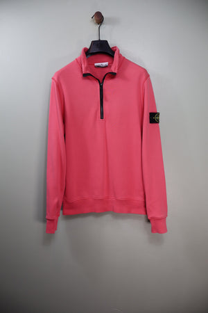 Stone Island Pink 1/4 Zip Jumper