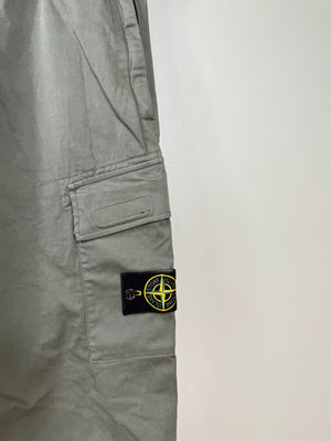 Stone Island Green RE-T Cargo Bottoms