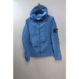 Stone Island Blue Nylon Metal Jacket