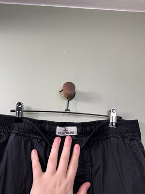 Stone Island Black RE-T Cargo Bottoms