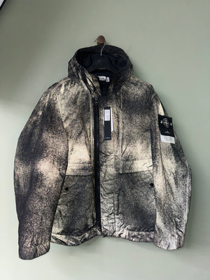 Stone Island Dense Nylon Handsprayed Reflective Jacket