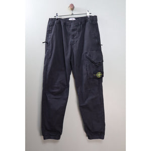 Stone Island Black RE-T Cargo Bottoms