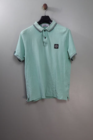 Stone Island Green SL Polo Shirt