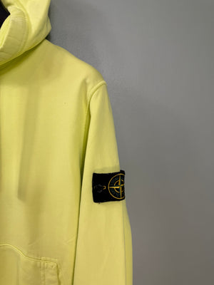 Stone Island Yellow Hoodie