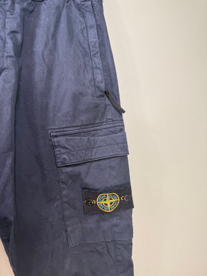 Stone Island Navy RE-T Cargo Bottoms