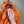Stone Island Orange Supima Cotton Twill Jacket