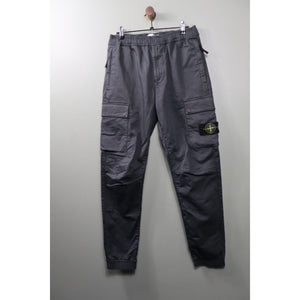Stone Island Charcoal Grey RE-T Cargo Bottoms